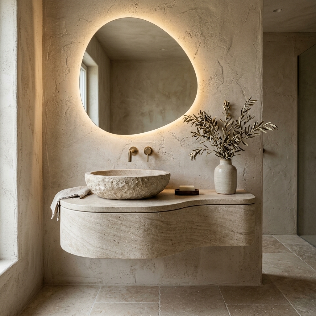 Warm interior design lounge corner